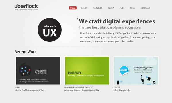 Uberflock User Experience Design Studio