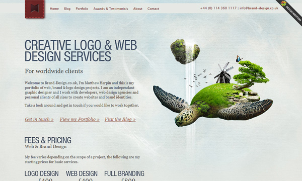 Branding & Web Design by Matthew