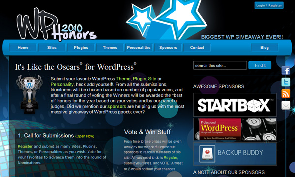 2010 WordPress Honors