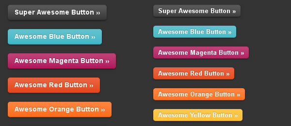 Super Awesome Buttons with CSS3 and RGBA